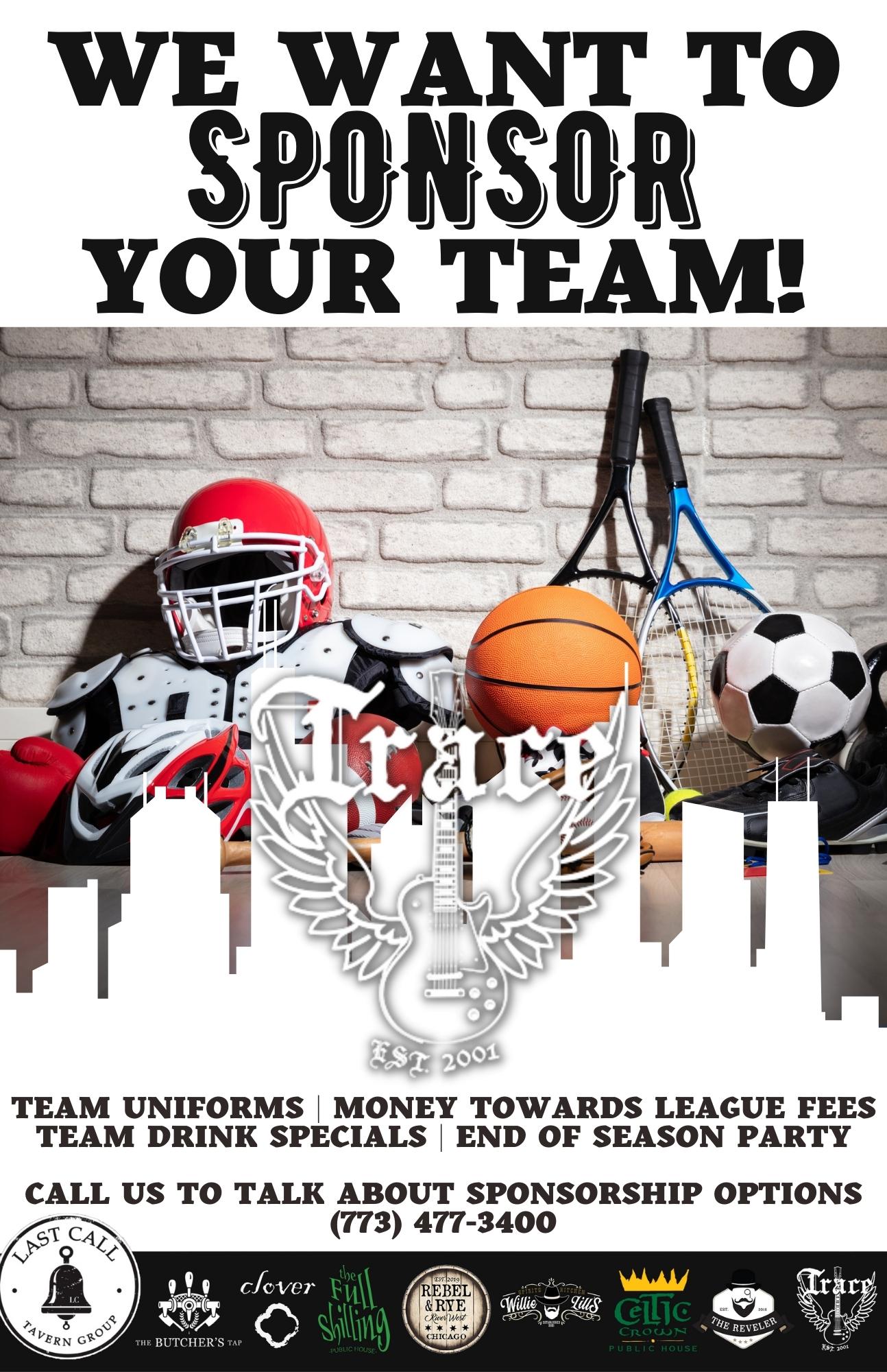 We Want to Sponsor your team-Trace