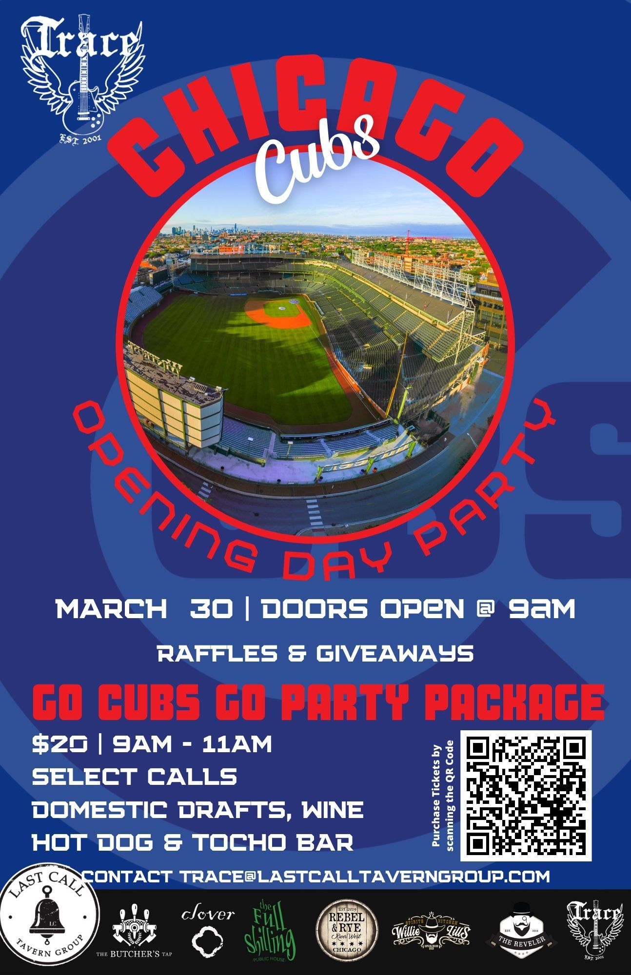 Cubs Opening Day Party @ Trace