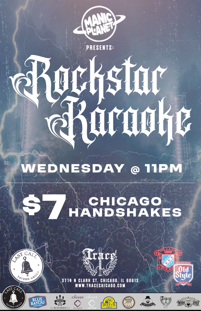 WEDNESDAY – Rockstar Karaoke at Trace